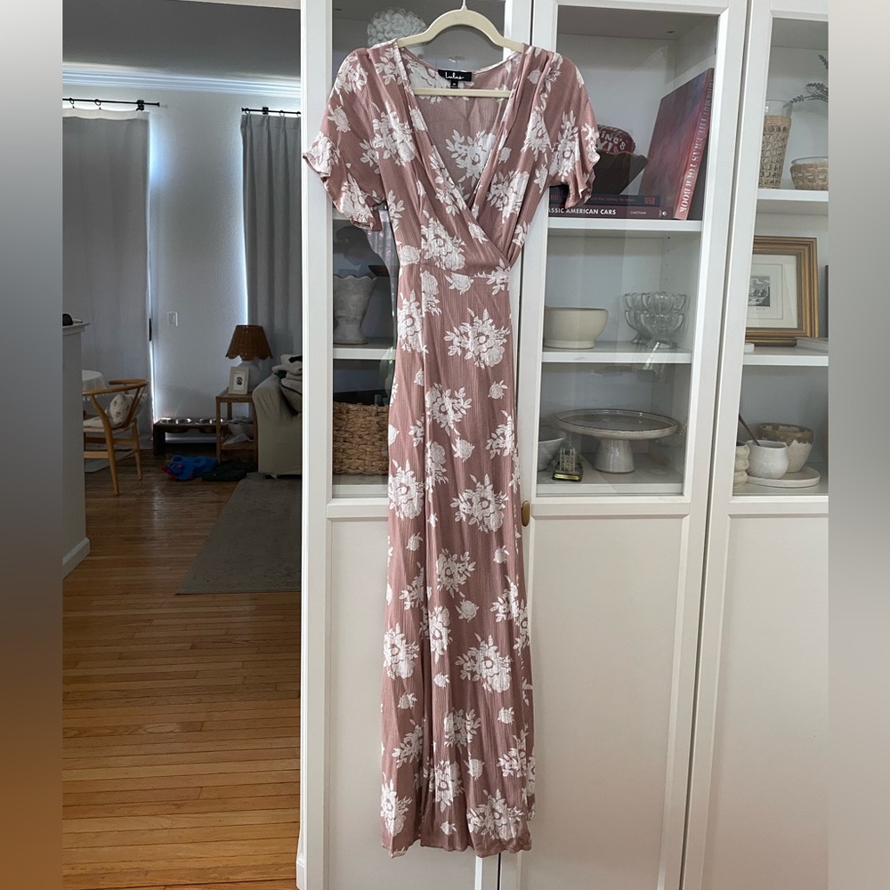 Lulus floral wrap dress